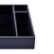 Dacasso Black Leatherette Conference Room Organizer Tray AG-1340 - alternate 2